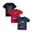 thumbnail image 1 of Spider-Man T-Shirt avec Personnages Garçons/filles (Lot de 3), 1 of 4
