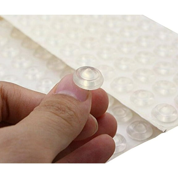 50Pcs Clear Self-Adhesive Sound Dampening Rubber Bumpers Pads for Silencing Closing Doors,Cabinets,Home Improvement.