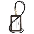 thumbnail image 2 of Coach Detachable Lanyard Female Card Case, Leather, Brown/Black, 2 of 2