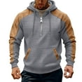 thumbnail image 2 of Ceisia Men's All Gift Seasons Casual Solid Color Zipper Round Neck Long Sleeve Shirt - Comfortable Daily Outdoor Wear, 2 of 5