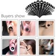 thumbnail image 3 of Tunnel Set 1.6-10mm Dehnset Acryl Dehnstab Taper Dehnungstäbe Silikon Ohr Tunnels 3mm 4mm 5mm 6mm 8mm 10mm 12mm Plugs 50 Stück Schwarz Blau Türkis Weiß Klar Expander Damen Herren, 3 of 7