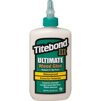Titebond Waterproof Glue for Wood, White, 8 fl oz