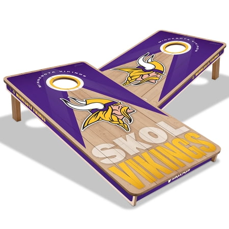 YouTheFan NFL Minnesota Vikings 2X4 Slogan Series Cornhole NO BAGS