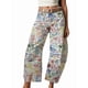 thumbnail image 2 of Vaqueros Rectos, Holgados, Informales, de Tiro Medio y Pierna para Mujer, Estilo Boyfriend Y2K, Pantalones Cortos de Mezclilla Caricatura XXL, 2 of 6