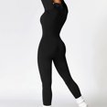 thumbnail image 5 of PEASKJP Shapewear Sans Manches Contrôle Ferme Col Rond Justaucorps pour Femmes Hauts Sans Coutures Côtelés, Noir m, 5 of 5