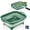 Green, variant on Hakan Collapsible Cutting Board with Dish Basin, 1.4-Gal Foldable Prep Tub with Drain, Green