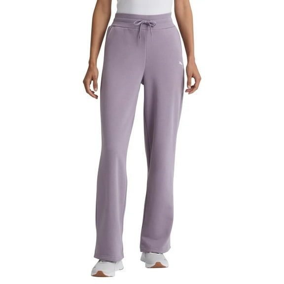 PUMA Ladies' Fleece Pant with Slanted Side Pockets | Purple, XX-Large