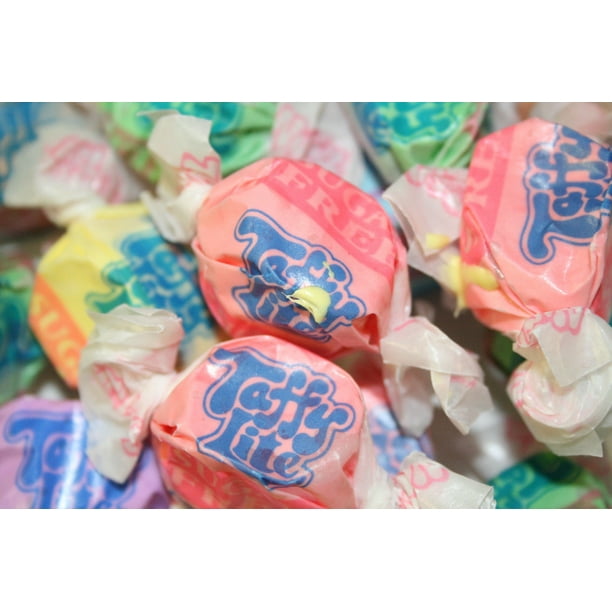 BAYSIDE CANDY TAFFY LITESUGAR FREE ASSORTED SALT WATER TAFFY, 1LB