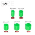thumbnail image 2 of 25pcs Round Rubber End Caps 1/4" 3/8" 1/2" 3/4" 7/8" Green Vinyl Cover Screw Thread Protectors, 2 of 6