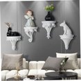 thumbnail image 3 of UPGRATOR Hanging Shelves Resin Storage for Decorators in Living Room 1Pack, 3 of 8