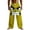 Yellow, variant on LODIENY Linen Pants for Men Cute 3D Novelty Expression Printed Wide Leg Drawstring Elastic High Waist Lounge Trousers Loose Regular Fit Cotton Beach Vacation Long Pants with Pockets A-Dark Blue XXL
