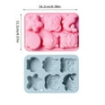 Moou! Plastic Embossing Mold 6 CartoOn Shaped Silica Gel Molds For Owls