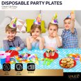 thumbnail image 6 of Paper Dinner Plates Red, 8 1/2 Inches Paper Plates Disposable, Strong and Sturdy Disposable Plates for Party, Dinner, Holiday, Picnic, or Travel Party Plates, Pack of 50 - By Enday, 6 of 6