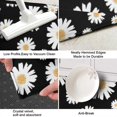 thumbnail image 3 of Black Daisy Flower Golden Centers Pattern Kitchen Rug Mat,Kitchen Runner Rugs Non Skid Washable,Decorative Kitchen Floor Mats for Kitchen,Sink,Laundry,17"X47", 3 of 5