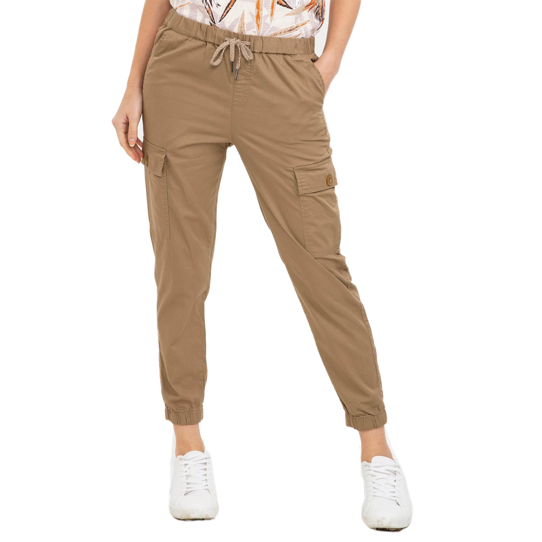 khaki joggers womens walmart