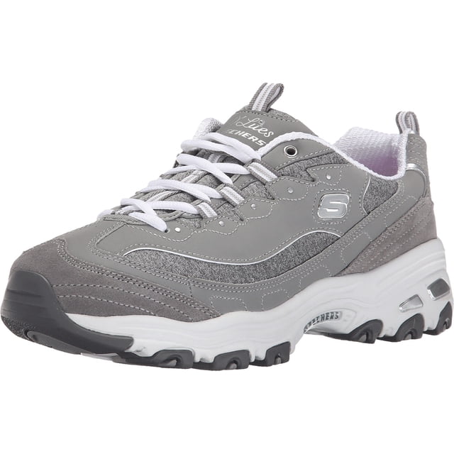 Zapatillas Skechers D'Lites-Me Time para mujer gris/blanco 6.5