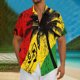 thumbnail image 1 of Blusa y camisa de manga corta con cuello vuelto Camisa casual para hombre Camisa de bolos vintage de manga corta Camisas de verano de playa cubana Camisa con botones Blusa para hombre Poliéster, 1 of 5