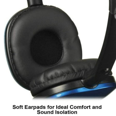 JVC - FLATS Over-the-Ear Headphones - Black