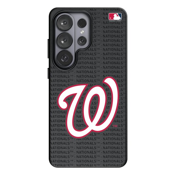 Keyscaper Washington Nationals Text Backdrop Galaxy Magnetic Bump Case
