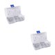 thumbnail image 2 of sweethay 100PCS Heavey Duty Zinc Plated Hair Pin Cotter R Clip Pin Hitch Tractor Lawn Mpver y caja de almacenamiento plata 2piezas sweethay CBP435537, 2 of 6