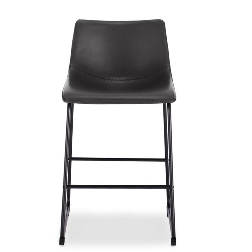 TABOURET LANDON en noir ENSEMBLE DE 2