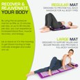 thumbnail image 4 of ProsourceFit Acupressure Mat and Pillow Set for Back/Neck Pain Relief and Muscle Relaxation, 4 of 6