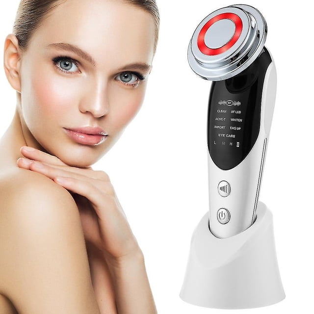 Limpiadores faciales 7 en 1 RF&EMS, dispositivo de elevación por microcorriente