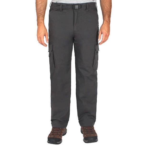 Bc Clothing Bc Clothing Men S Cotton Lined Belted Outdoor Hiking Cargo Pants Xxlx32 Charcoal Walmart Com Walmart Com