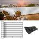 thumbnail image 1 of Coarbor 3'X25' Balcón Pantalla de Privacidad Cerca Apartamento Patio Pantalla de Privacidad Cubierta de Balcón Balcón D?Cor 90% de Bloqueo para Balcón Porche Terraza Patio Patio Trasero Tira Gris Blan, 1 of 1