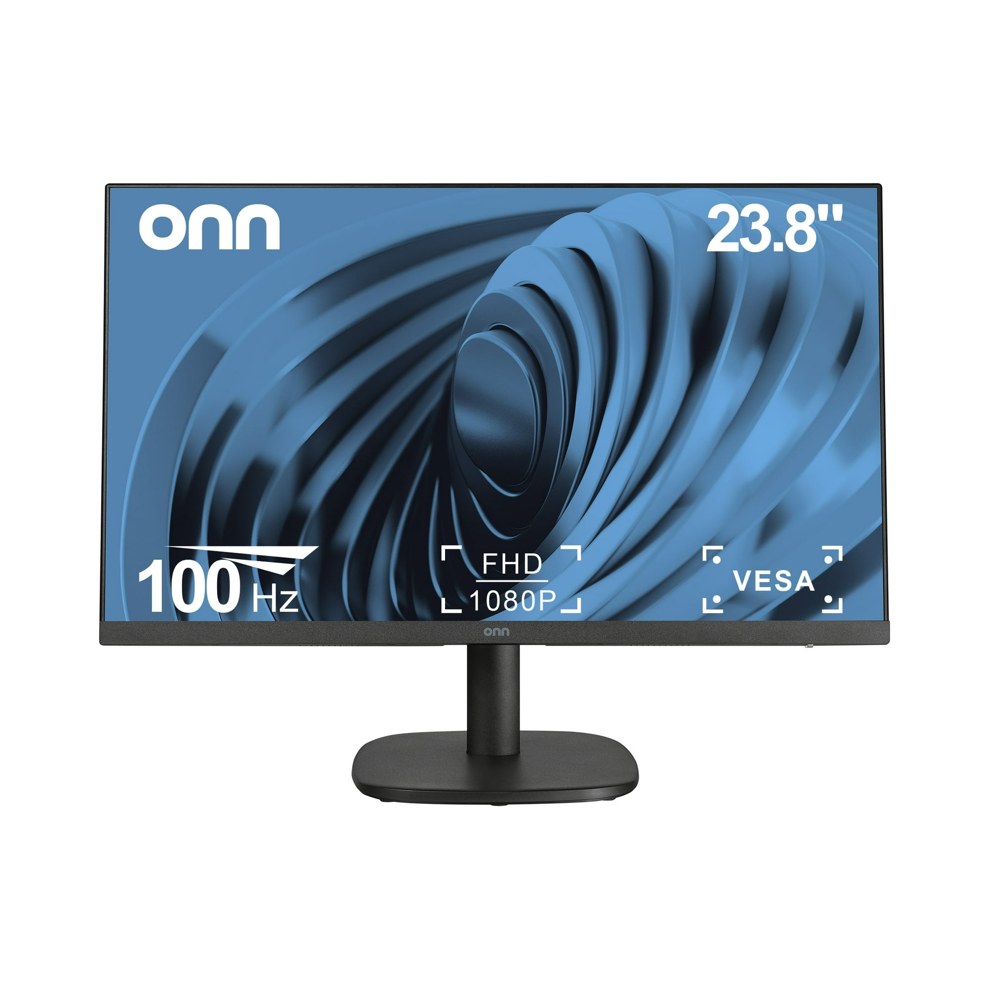 onn 24" FHD (1920 x 1080p) 144hz Office Monitor with 6.07 ft HDMI Cable, Black