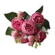 thumbnail image 3 of Ramo de rosas artificiales de imitación, elegante arreglo floral DIY, rosas artificiales de , flores para decoración de interiores y exteriores de, 3 of 8