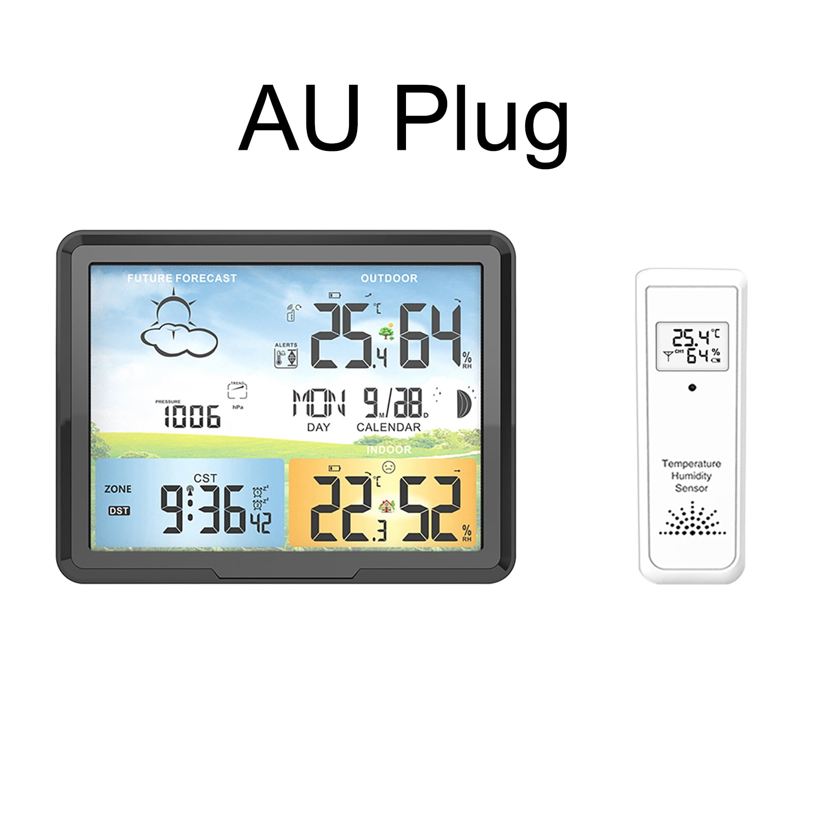Mingyiq Weather Station with Sensor, Real Time Weather Forecast,Thermometer Hygrometer
