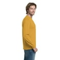 thumbnail image 4 of Gildan Men's Heavy Cotton Long Sleeve T-Shirt, 100% Cotton, Adult T-Shirt, Classic fit Tee, Gold, M, 4 of 5