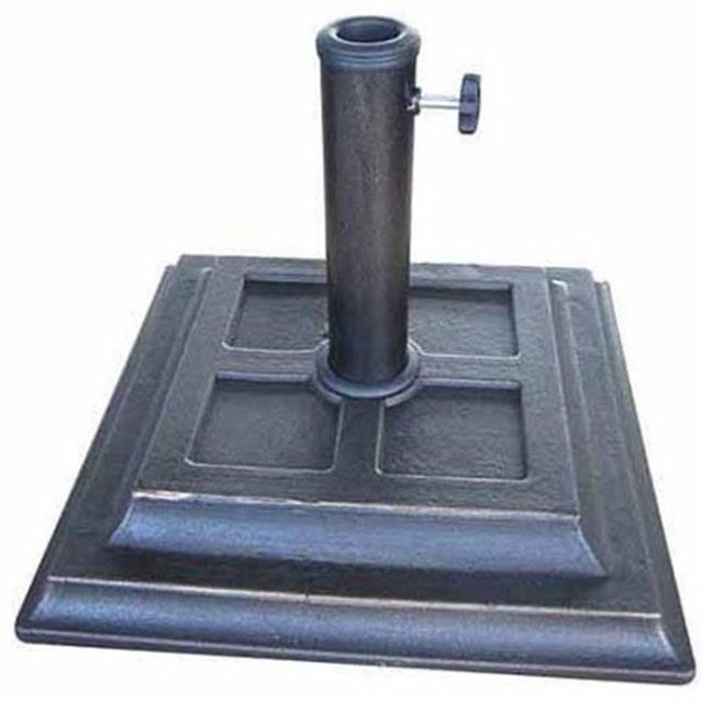 CPK Kingdom KCU16181-BR Square Cast Stone Umbrella Base