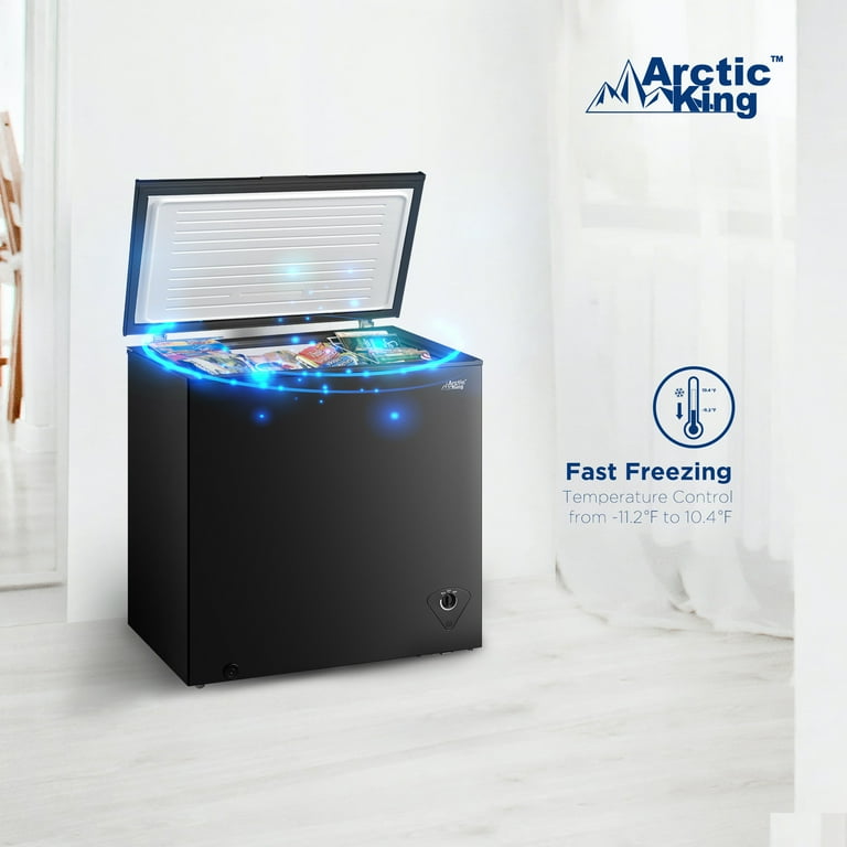 Arctic King 7 Cu ft Chest Freezer, Black - Walmart.com