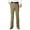 Khaki, variant on Men's Casual Comfort Stretch Waist Business Straight Leg Non Trousers for Daily Wear