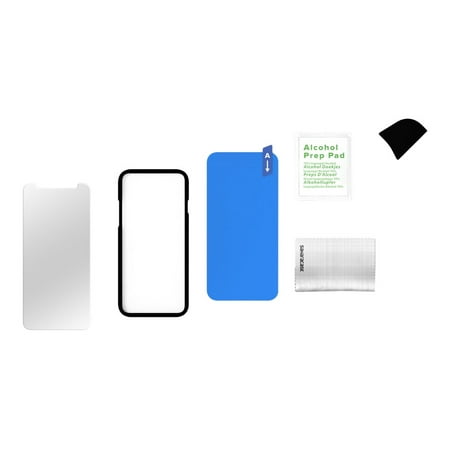 SaharaCase - dBulk Case with Glass Screen Protector for Apple iPhone X and XS - Plum