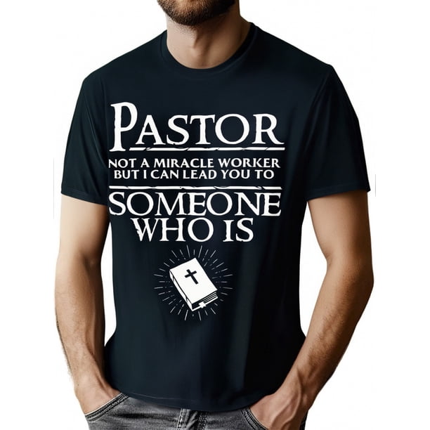 Funny Pastor Gift for Men Cool Christian Appreciation T-Shirt