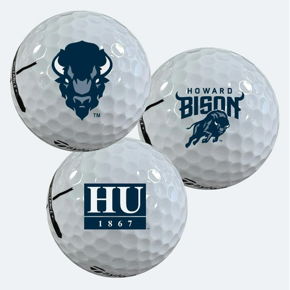 Howard Bison Edition Taylormade Distance  Golf Balls 12-Pack (Dozen)