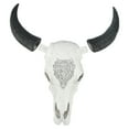 thumbnail image 2 of Cabeza de toro de resina, cabeza de toro de resina, pared, cabeza de toro de resina, cabeza de vaca colgante, escultura animal, materiales ecológicos, 2 of 8