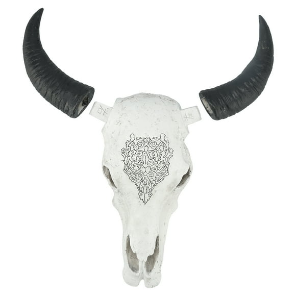 Colgante de pared Nikou Cabeza de toro de resina Escultura de animal