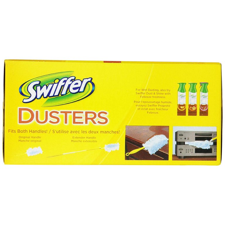 Swiffer Duster Disposable Unscented Cleaning Dusters Magnet Wiping Refills