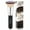 Black, variant on DUAIU Flat Top Kabuki Foundation Brush for Liquid Makeup - Premium Face Makeup Brushes for Liquid, Cream, Mineral Powder Blending Buffing Professional Large Powder Brush (Blue)