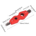 thumbnail image 3 of 4 In 1 Metal Tubing Brush Metal Pipe Cleaner Car Terminals Steel Wire Brush Cleaning Inside and Outside Thread, 3 of 8