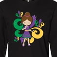thumbnail image 4 of Inktastic Mardi Gras Girl Long Sleeve T-Shirt, 4 of 5
