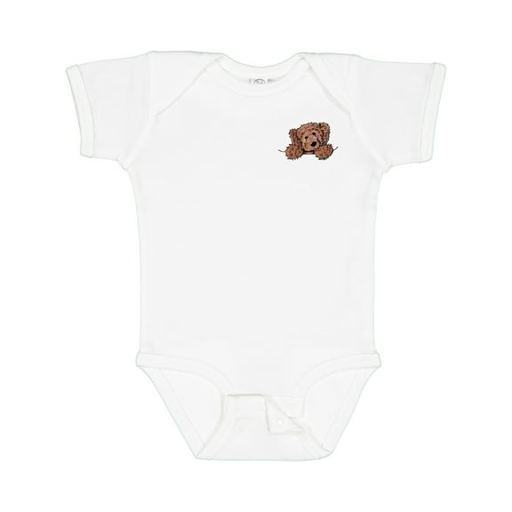 Inktastic Pocket Chocolate Doodle Boys or Girls Baby Bodysuit