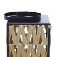 thumbnail image 4 of DecMode Indoor 8"W, 17"H Natural Faux Seagrass Lantern, Light Brown, 1 - Piece, 4 of 7