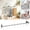 B, variant on 30cm Non Drilled Stainless Wall Mounted Kitchen Utensil Rack, 304 Stainless Steel Kitchen Rail with Hooks, Utensil Hanging Rack Wall Mounted, Pots and Pans Hanging Rack 1 Pack