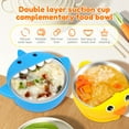 thumbnail image 3 of Sutowe 2 Pcs 304 Stainless Steel Baby Bowl with Suction and Removable Silicone Sleeve Cute Animal Design Toddler Bowl for Baby Feeding Soup Noodle Pasta Snack, 3 of 9