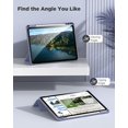 thumbnail image 4 of Case for New iPad Generation, with Pencil Holder, Slim Back Protective Case with Clear Transparent Back Shell & Auto Wake/Sleep(Lavender,ipad air4 10.9), 4 of 8